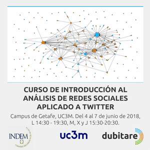Curso Introducción al ARS con Twitter 4-7 de Junio 2018. Campus Getafe, UC3M Madrid